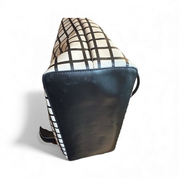 Kate Spade Black and White Checkered Tote Bag - Picture 5 of 8